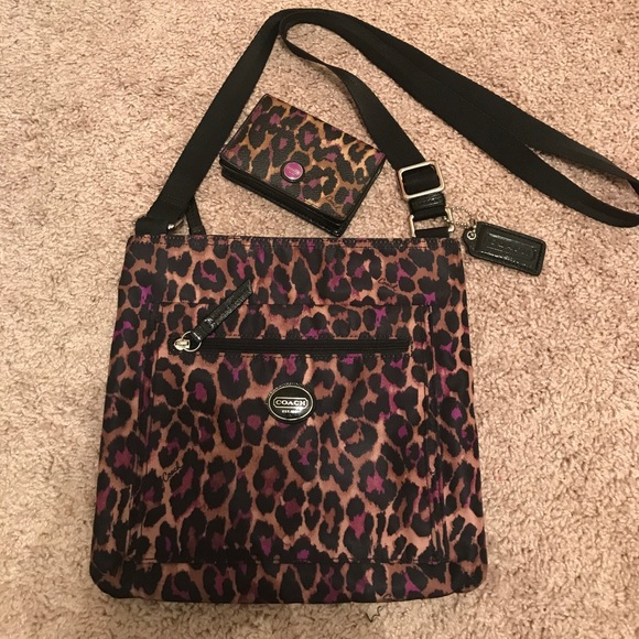Coach Handbags - Authentic Coach ocelot😍❤️