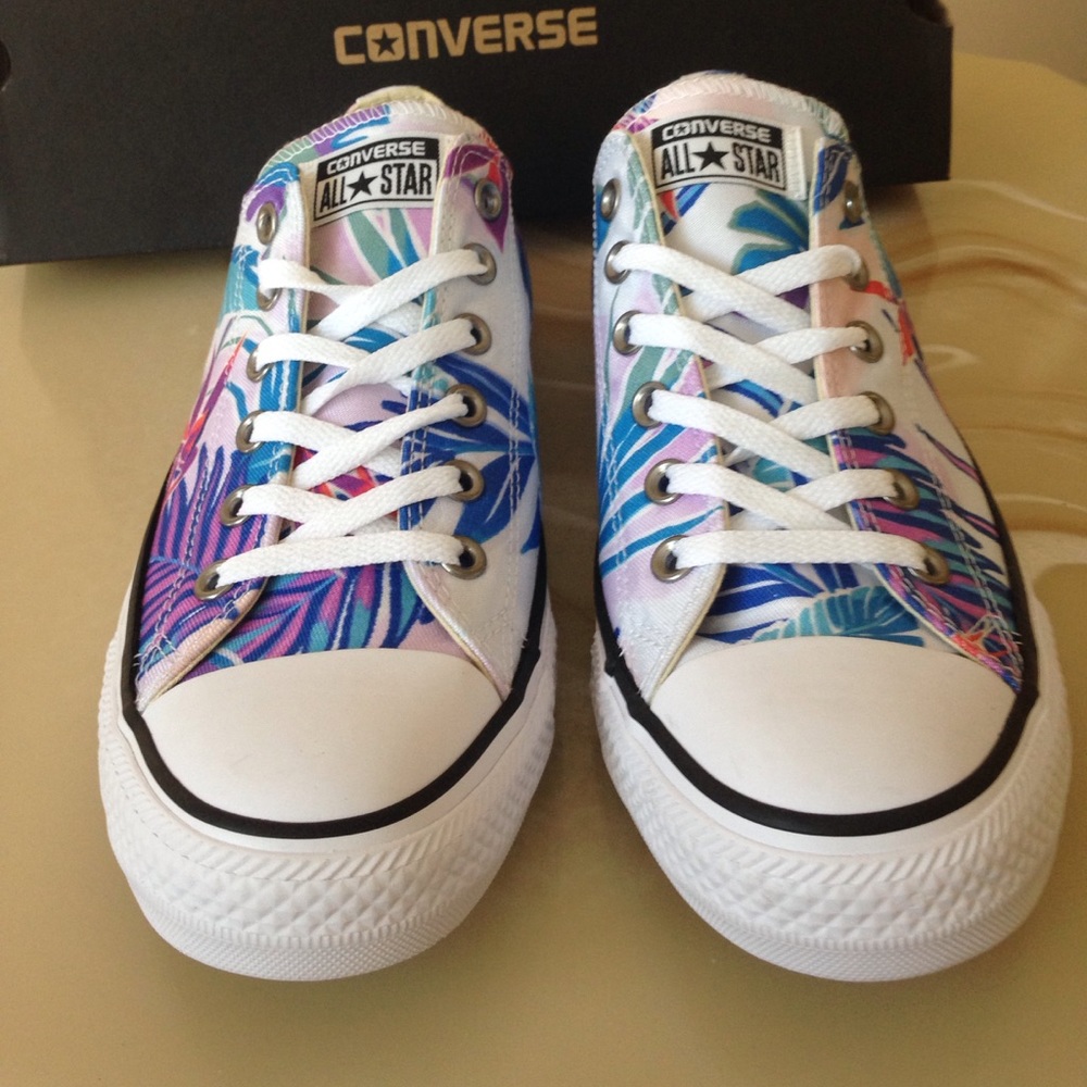 NWT women's Converse All Star Tropical Print - Picture 5 of 8