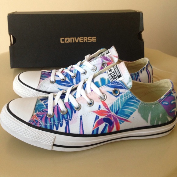 NWT women's Converse All Star Tropical Print - Picture 2 of 8