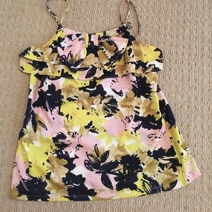 Printed silk Banana Republic blouse