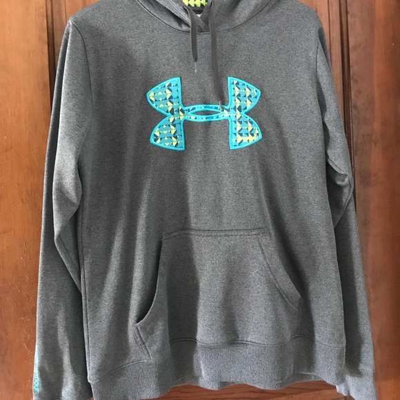 Grey Women's M Under Armour hoodie - Picture 1 of 4