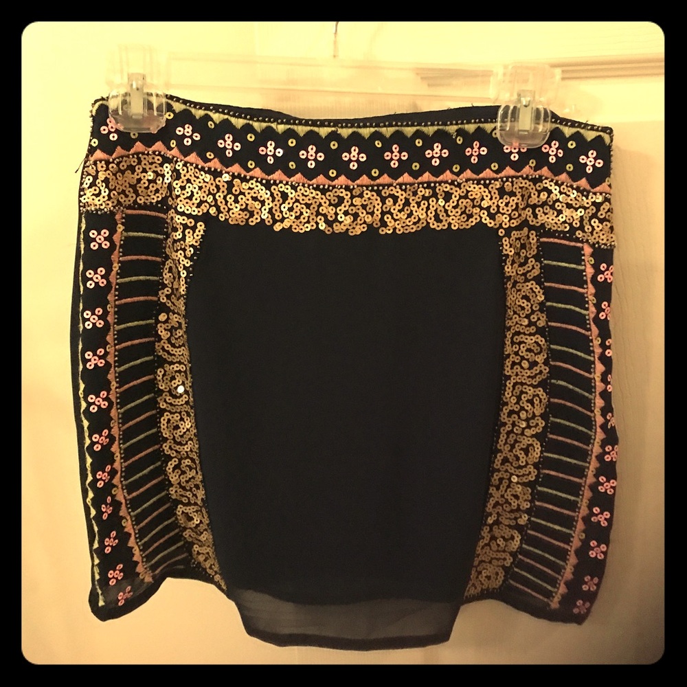 Brand new Francesca's sequin skirt