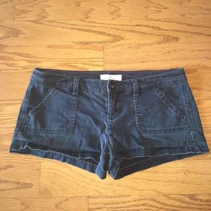 Navy Hollister Twill Shorts