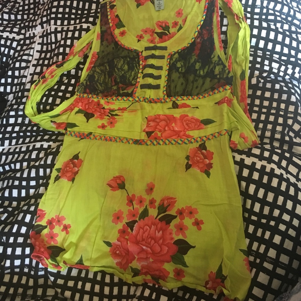 Free People Tie-Back Top