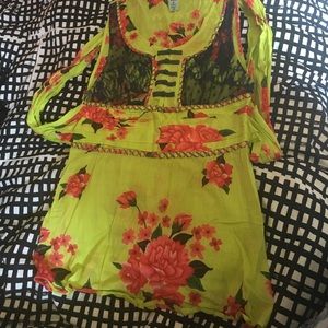 Free People Tie-Back Top