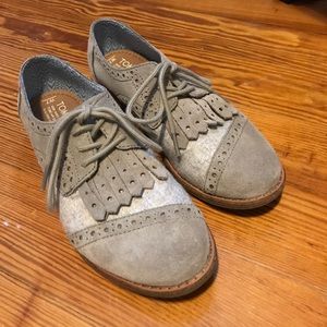 TOMS Lace up Brogues desert/taupe