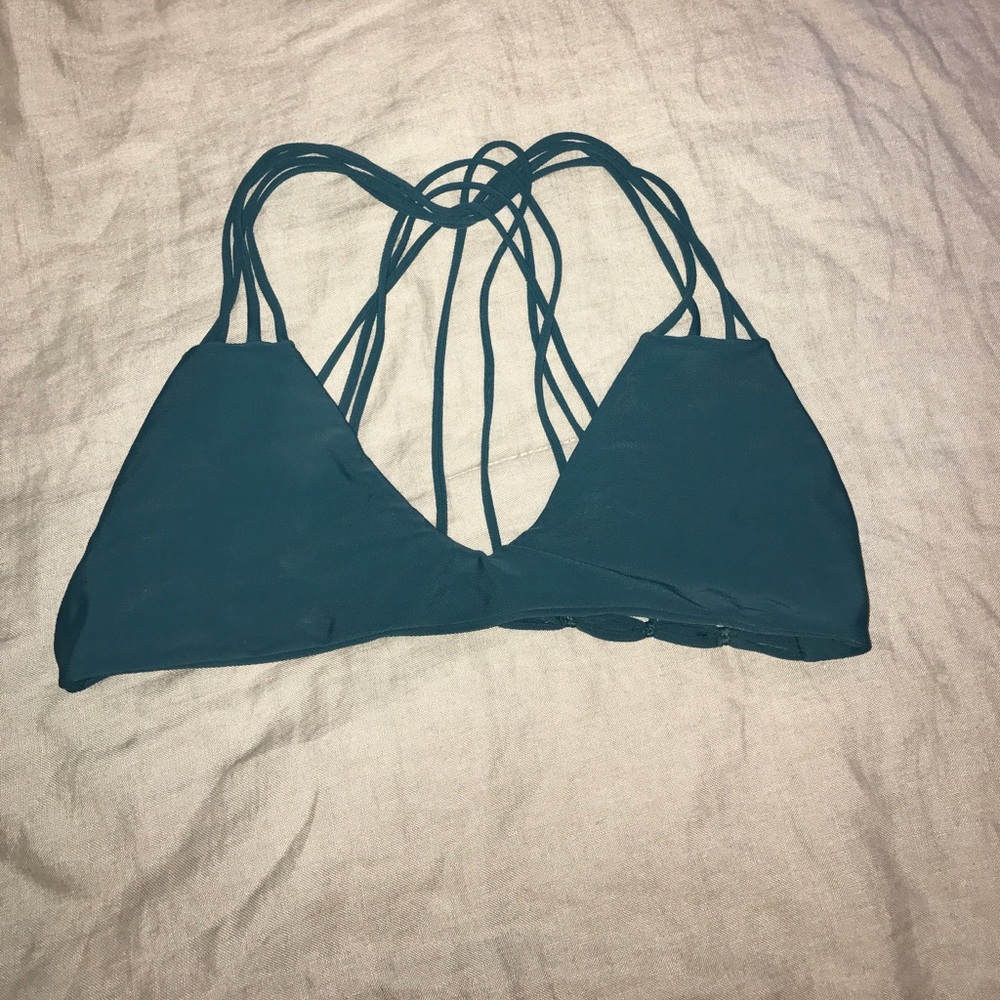 MIKOH banyans string- back bikini top