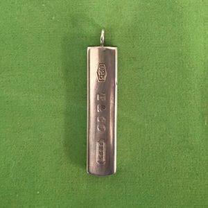 Authentic Tiffany & Co bar pendent