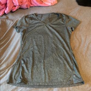 Athletic t shirt V neck size small