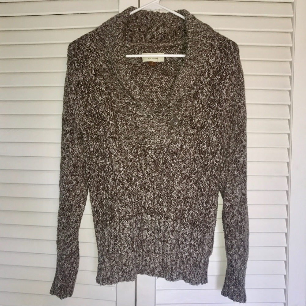 Brown and Tan Sweater - Picture 1 of 5