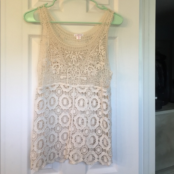 Target Xhilaration lace tank top - Picture 1 of 1