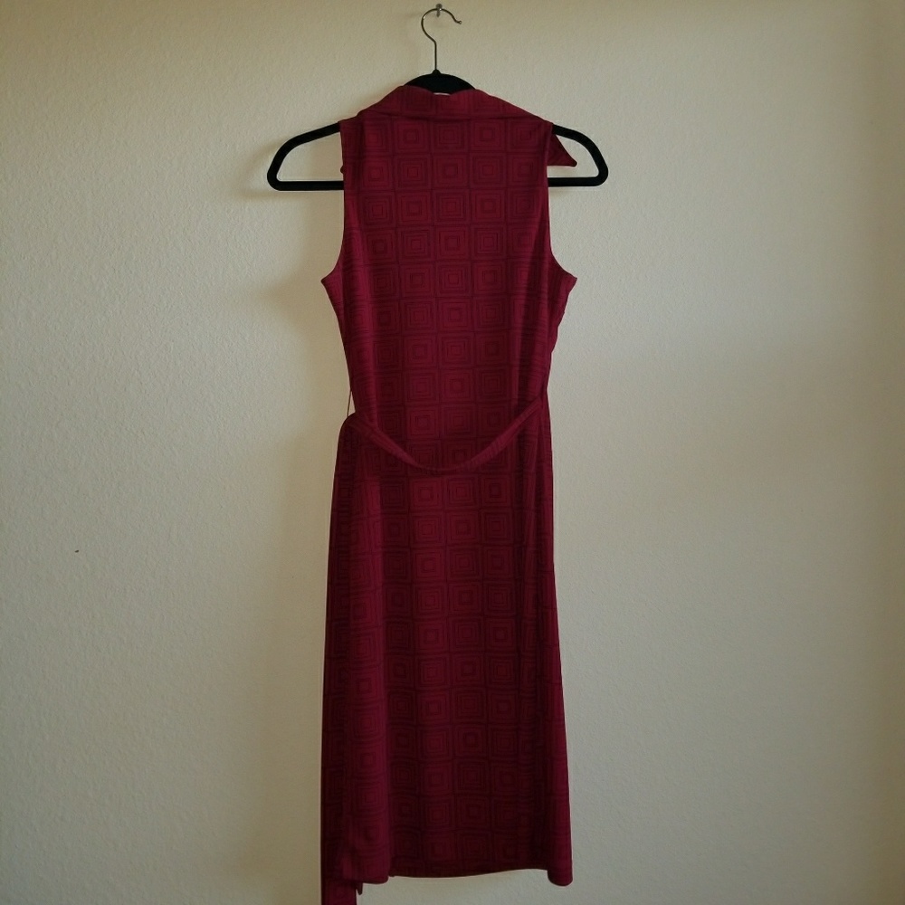 Red Express Wrap Dress - Picture 4 of 4
