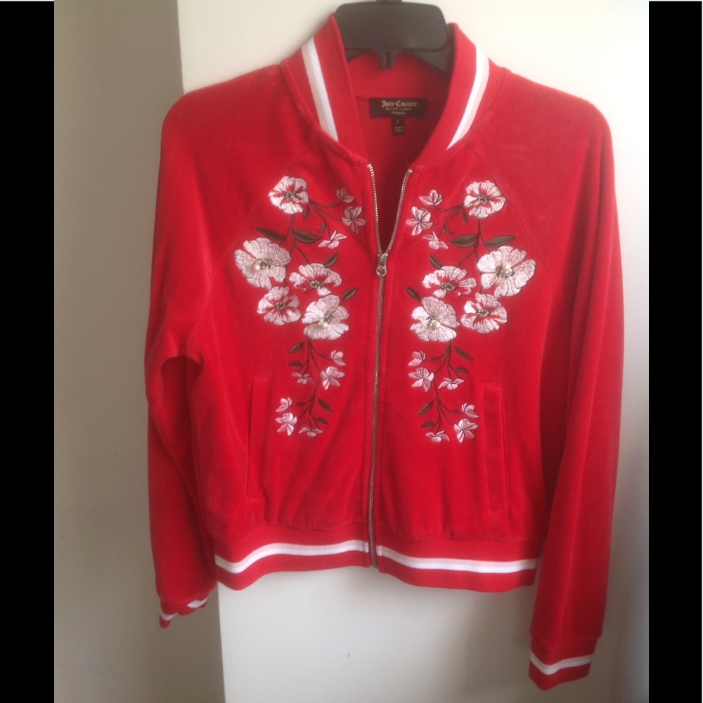 Juicy Couture Embroidered Track Jacket