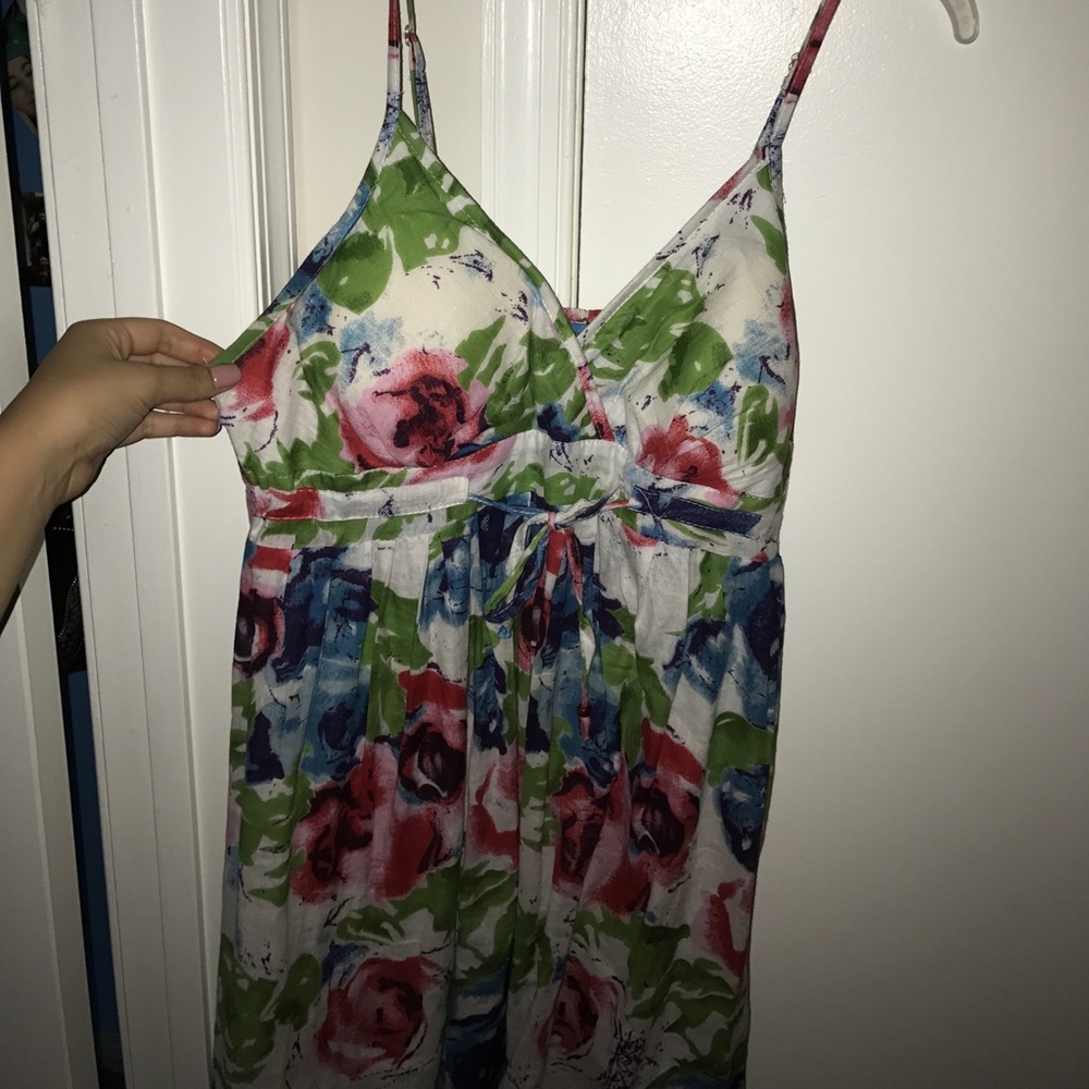 Multicolored Rose Sundress
