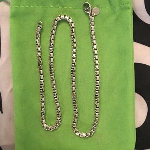 Authentic Tiffany & Co Venetian link neckless