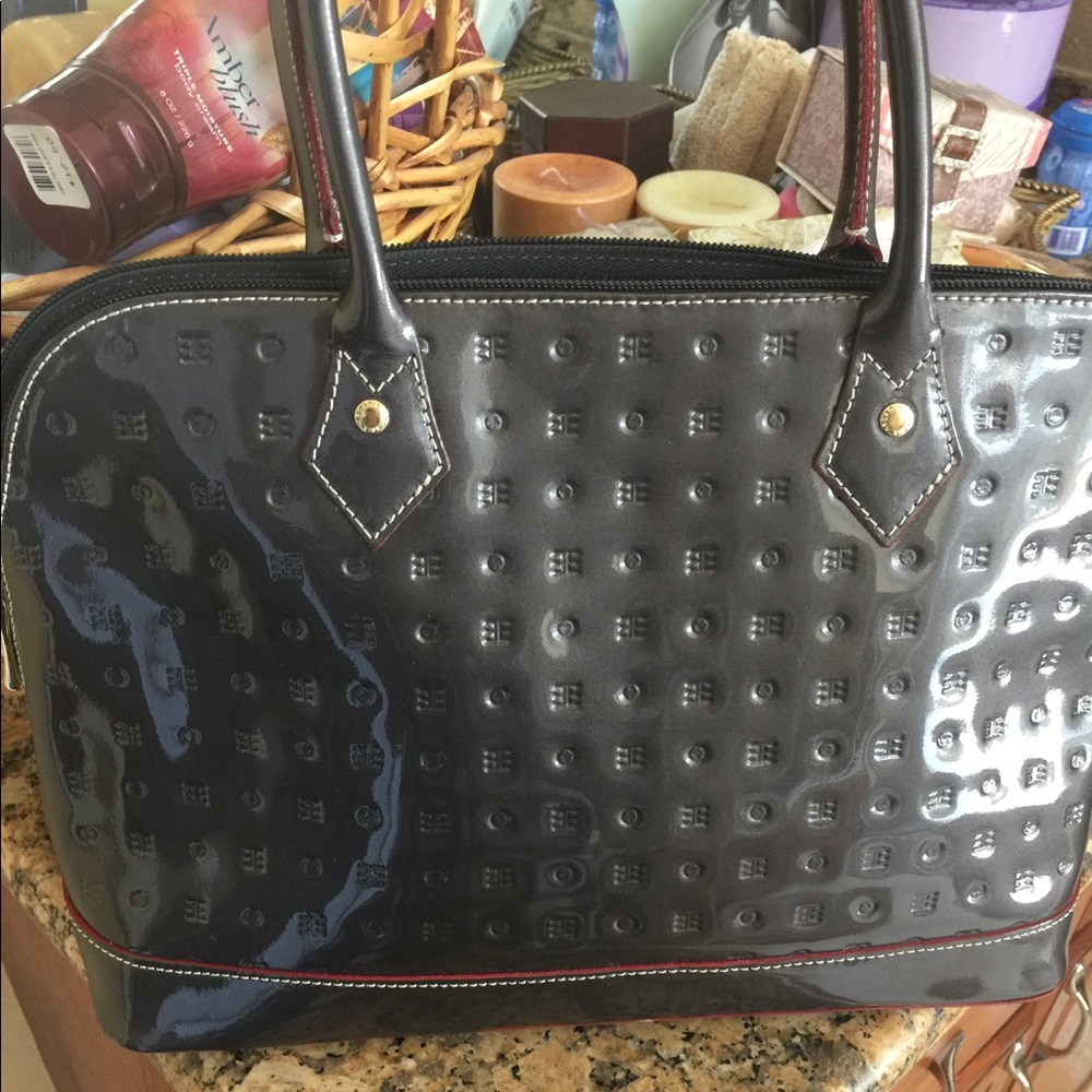 Arcadia Genuine Patent Leather Bag