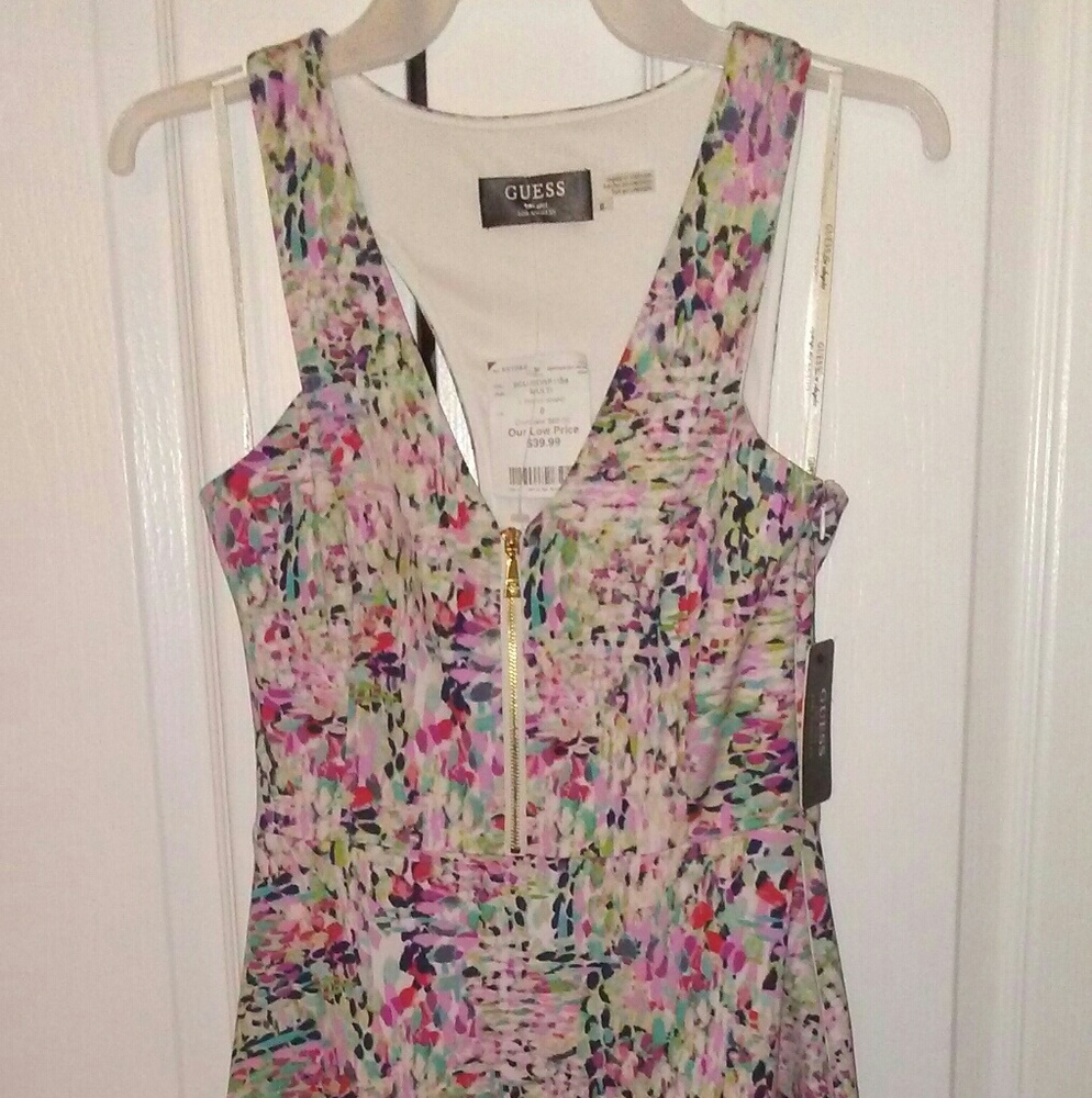 Fit and flare cutout dress
