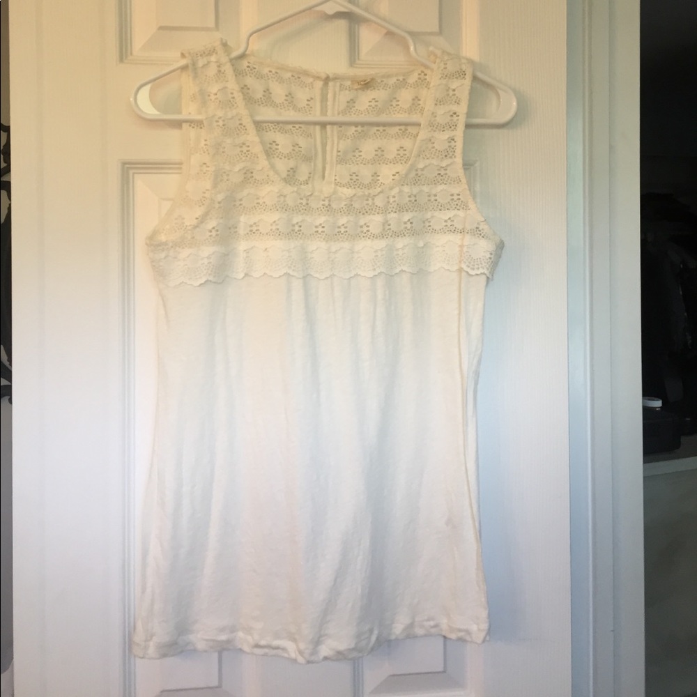 J. Crew lace tank