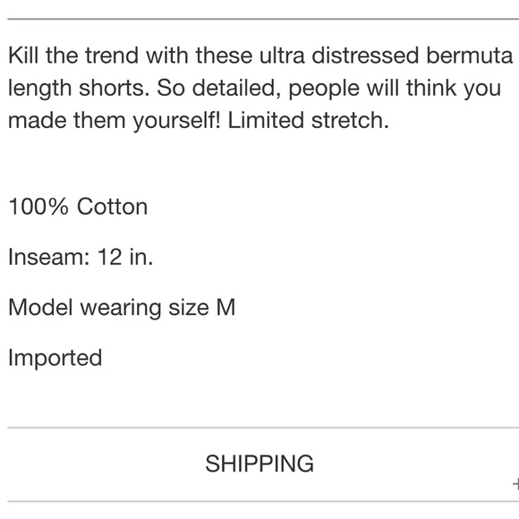 . JLUXLABEL Super Distressed Bermuda Denim Shorts - Picture 8 of 10