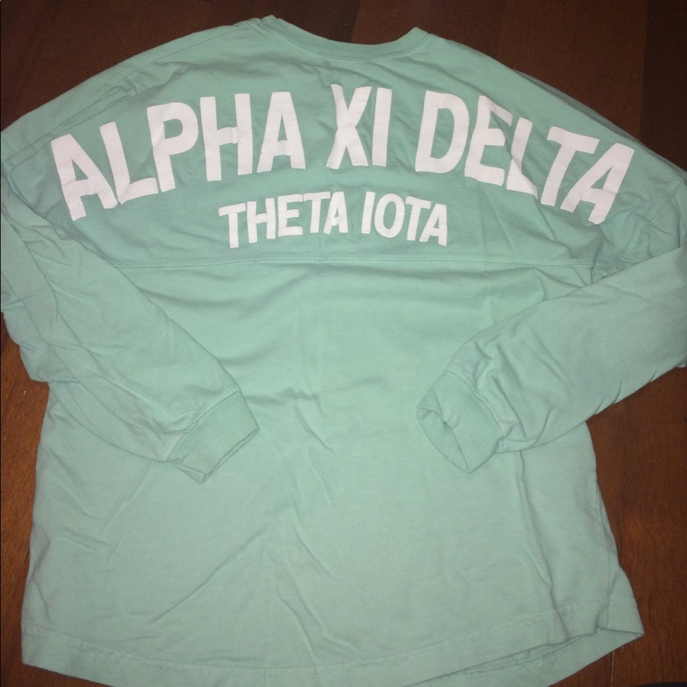 Alpha Xi Delta Mint Green Spirit Jersey