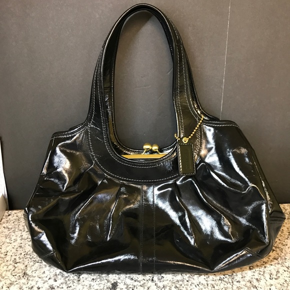 Coach Black Purse/ bag - Picture 1 of 4