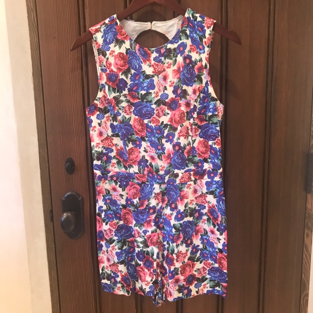 Axara Paris Floral Romper