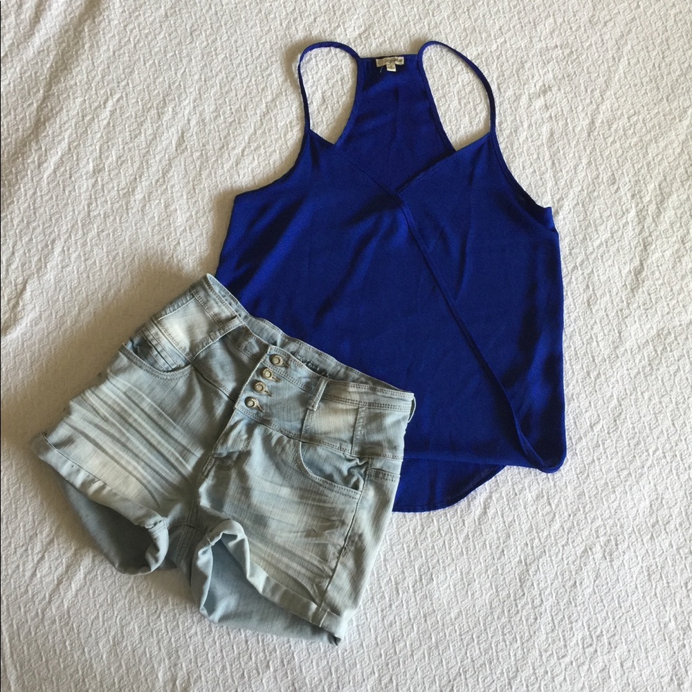 NWOT Ink Blue Tank Top