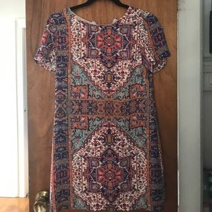 Mosaic Print Dress