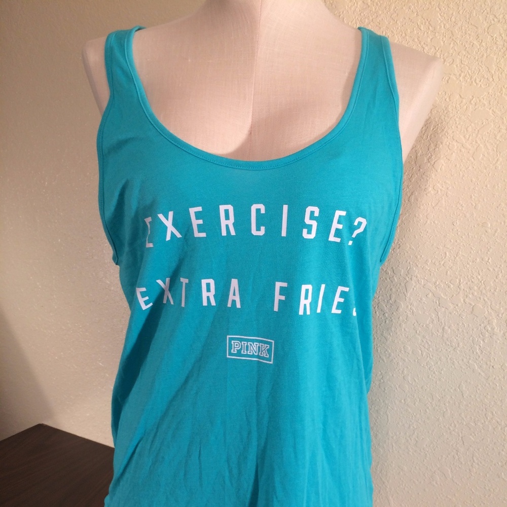 Victoria's Secret PINK Aqua Tank Top - NWT