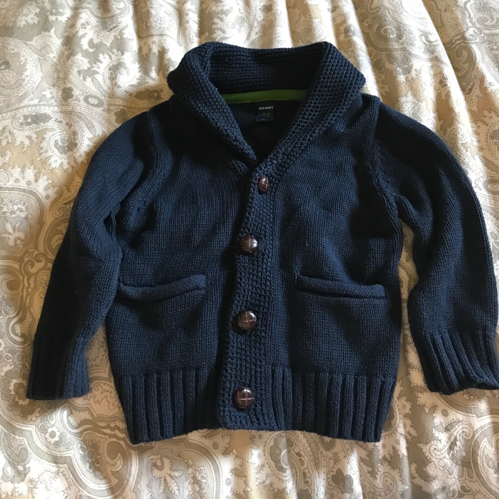 Navy boys sweater