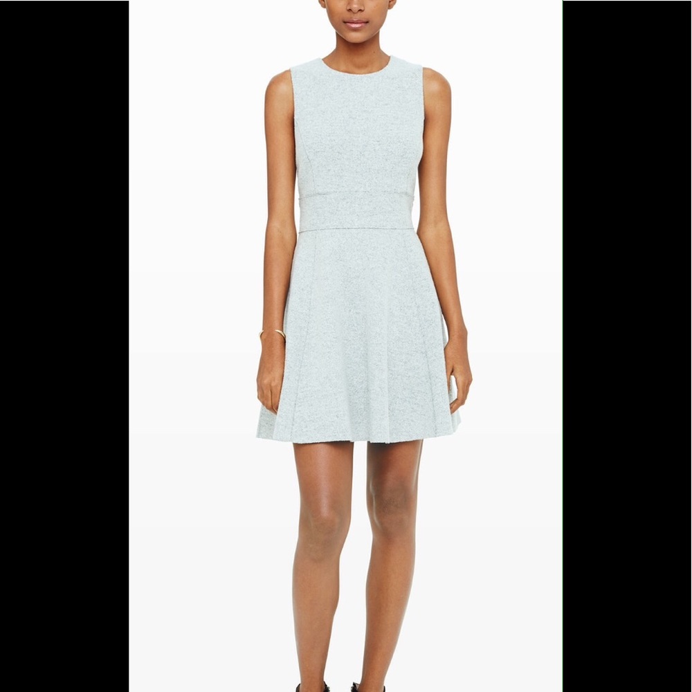 Club Monaco Wool Knit Fit & Flare Dress