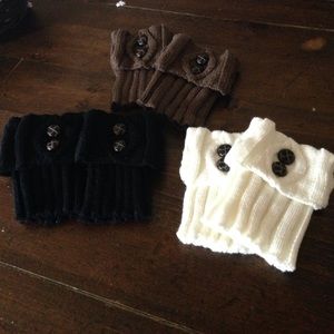 🆕🍂Boot cuffs! Set of 3🍁