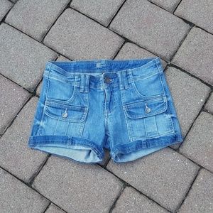Denim shorts