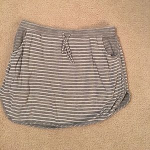 Simple striped grey skirt