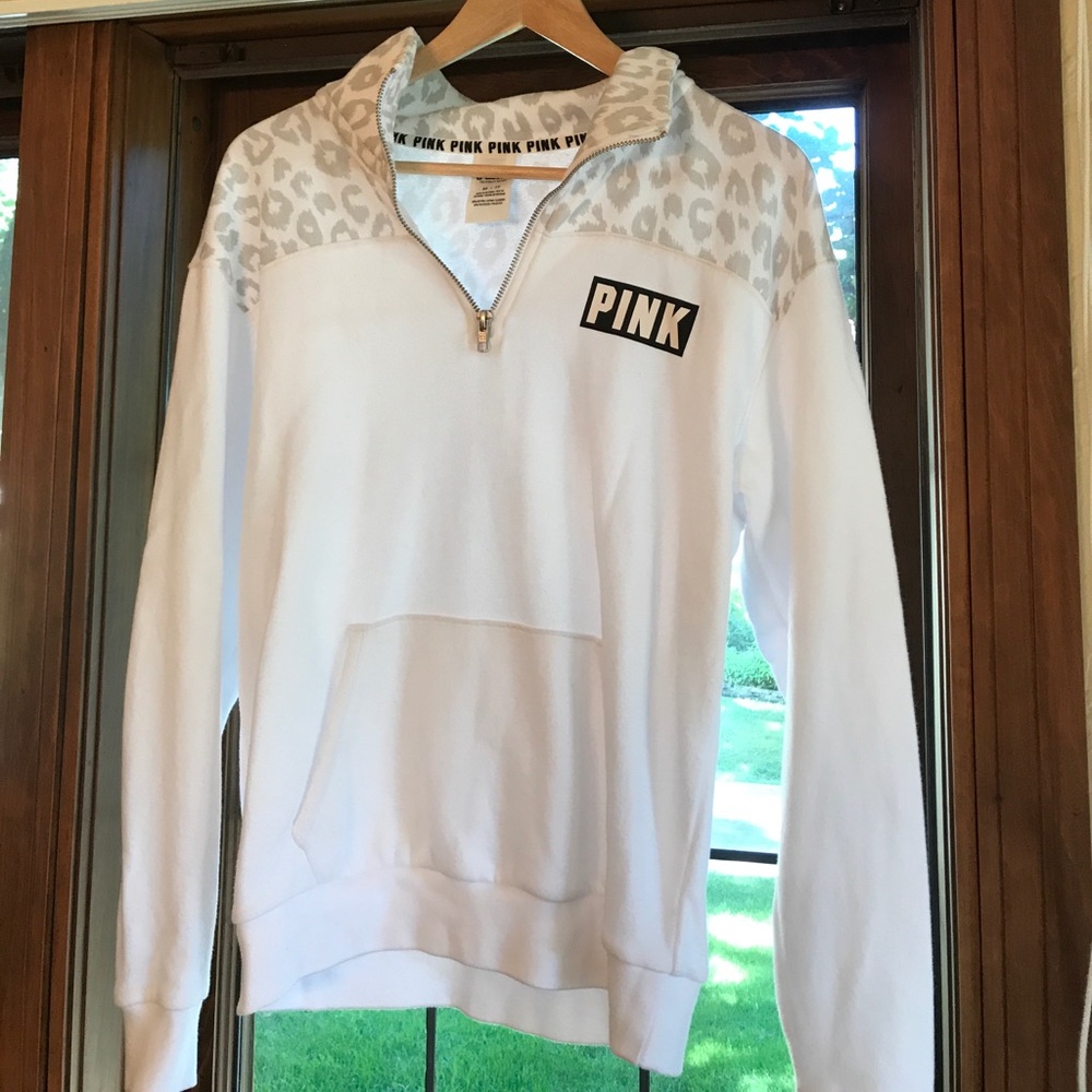 PINK 3/4 Zip Sweatshirt