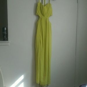 BCBGenreation Neon Yellow Dress