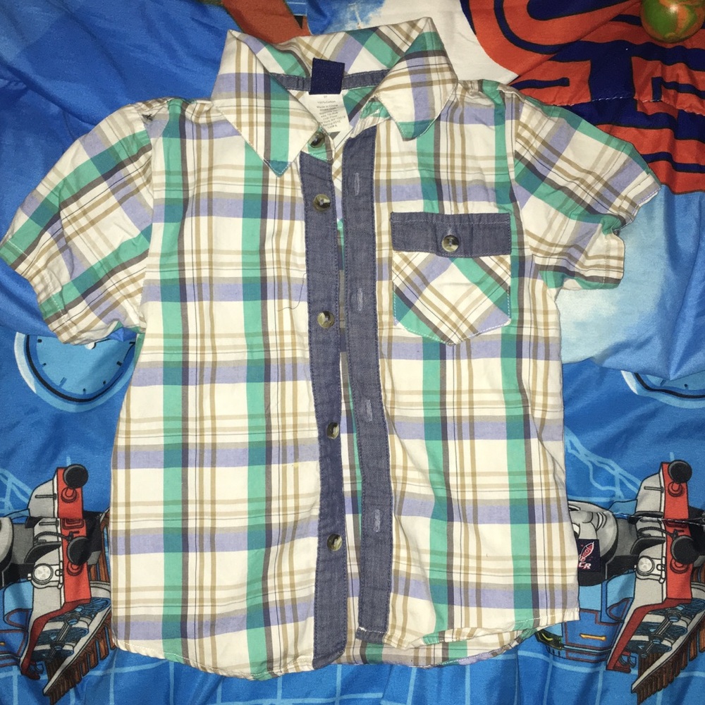 Toddler boy button down shirt