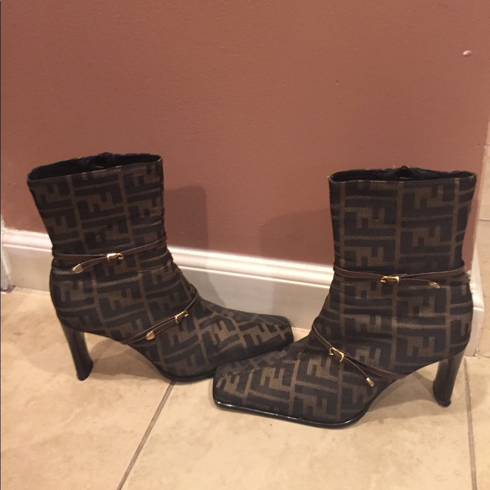 barley used fendi boots