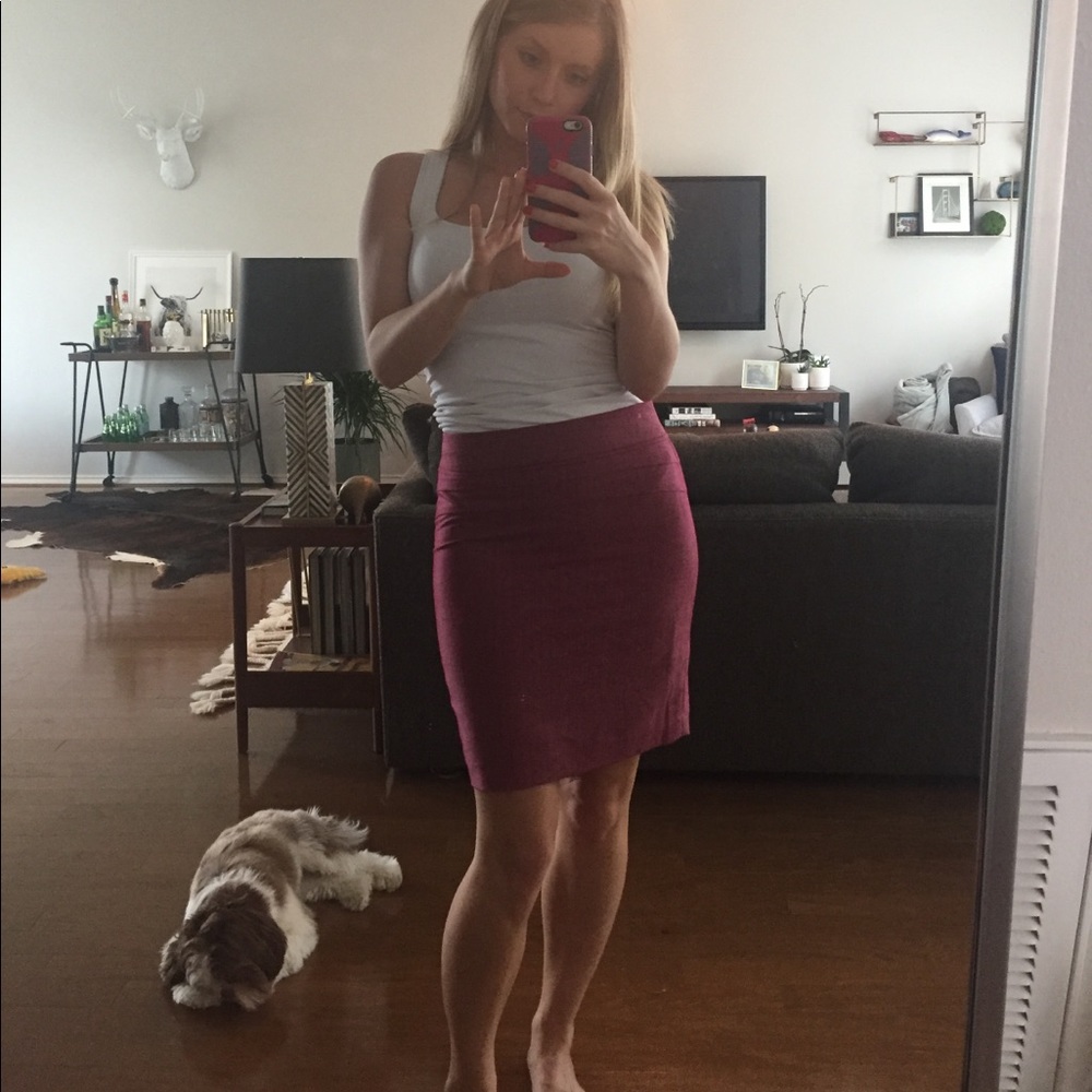 Purple dress skirt