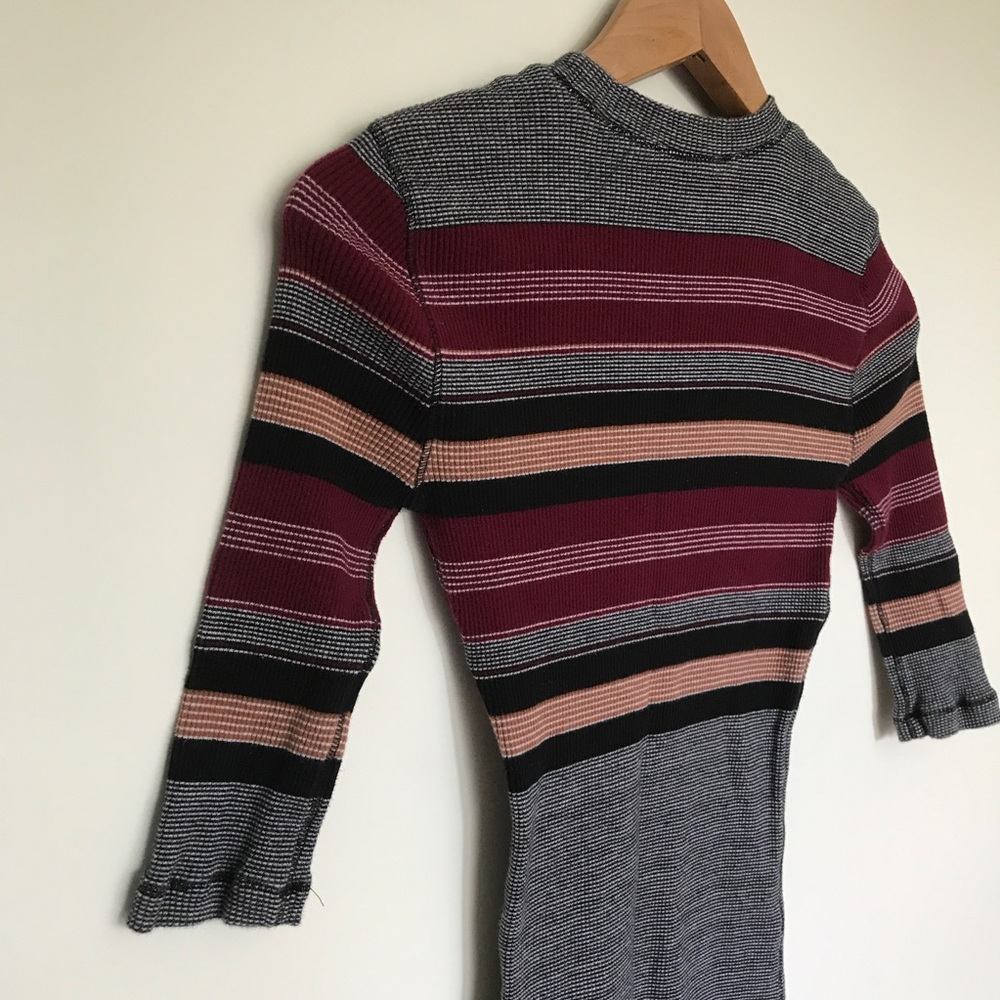 [$11] 🖤 Sweet Wanderer Striped Pullover