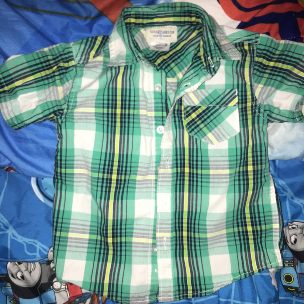 Toddler boy button shirt
