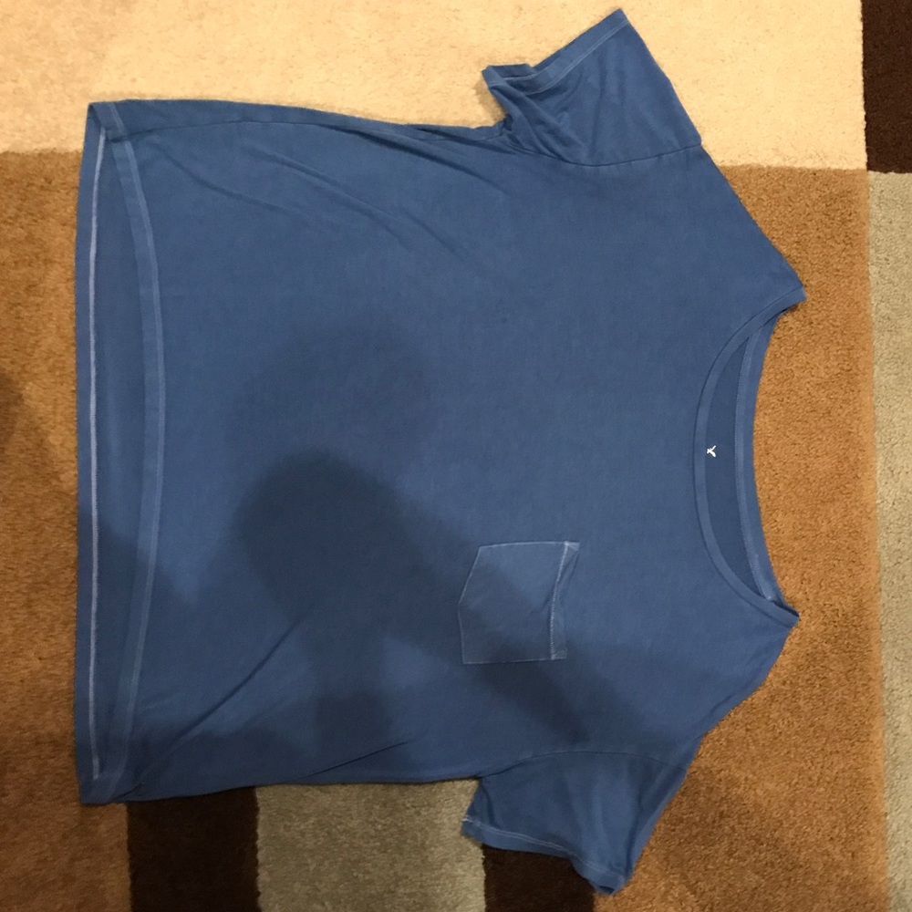 royal blue, soft and sexy shirt