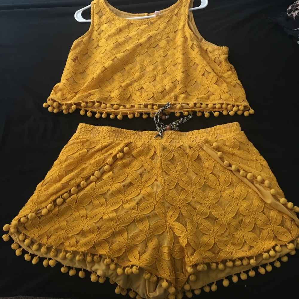 Gold/yellow two piece!