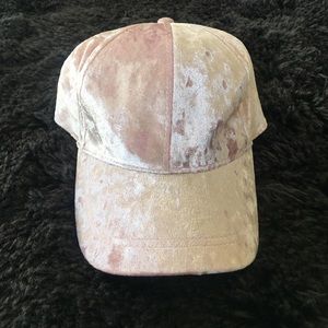Pink Suede Dad Hat