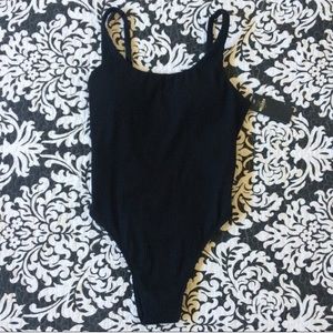 Black One Piece Swimsuit
