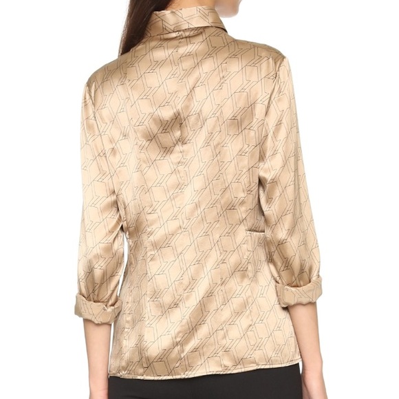 $370 RAG & BONE SILK SHIRT - Picture 6 of 8