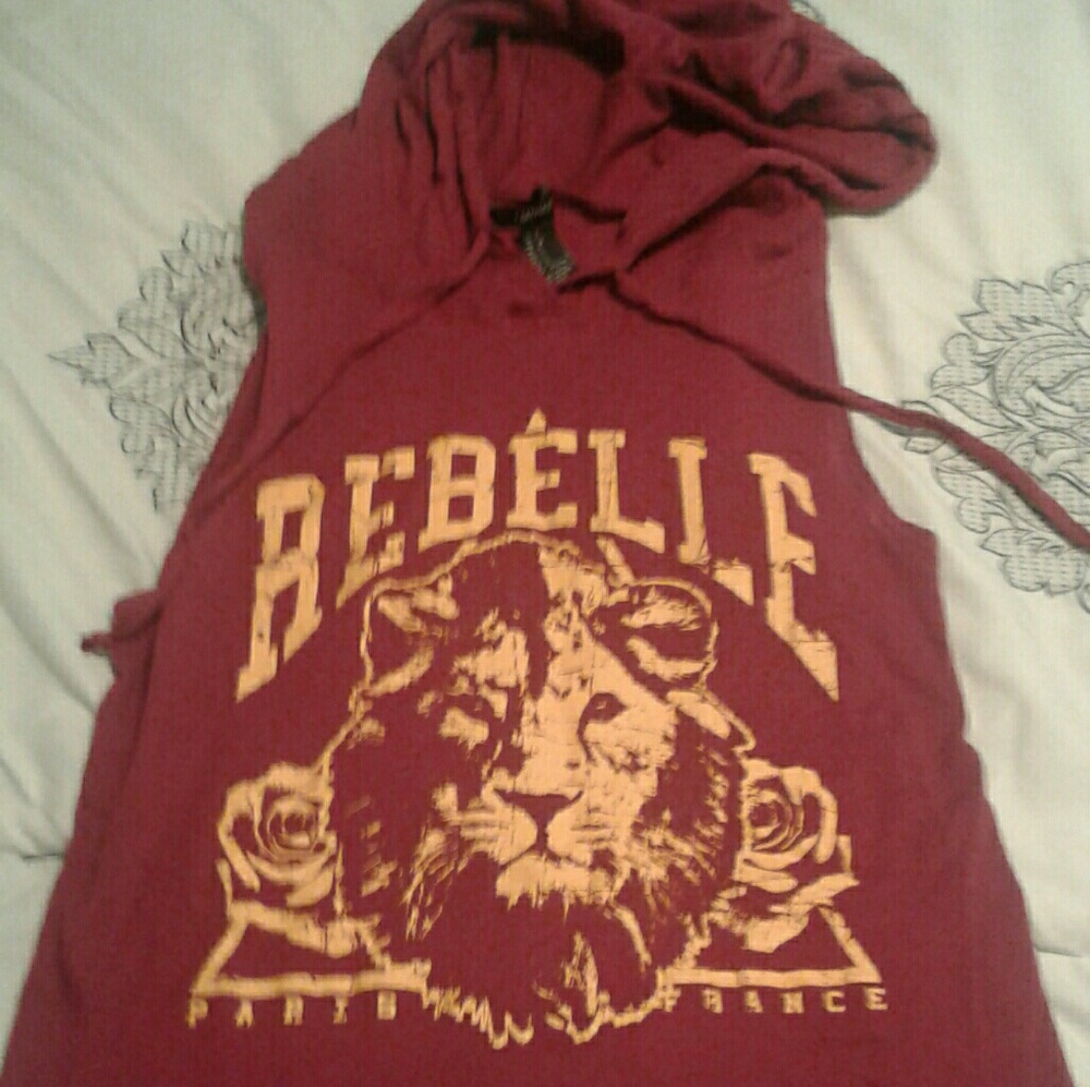 Hooded tank tee