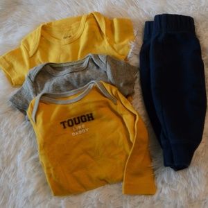 Yellow Tough Baby Set