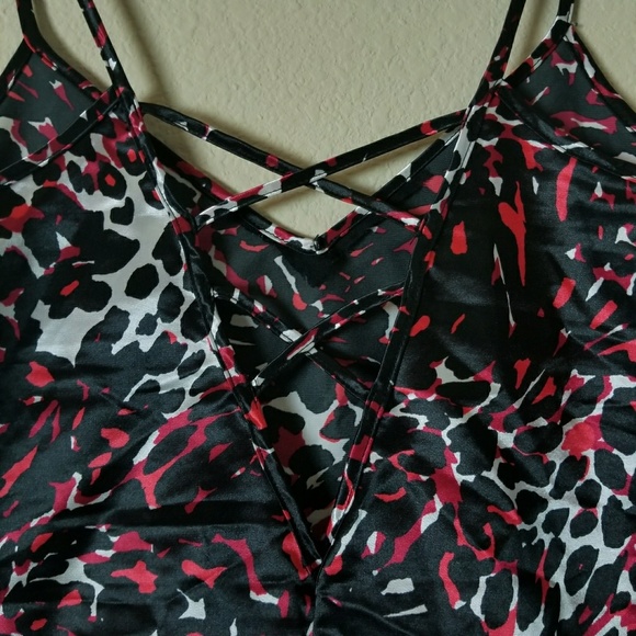 Silky Animal Print Top - Picture 5 of 5