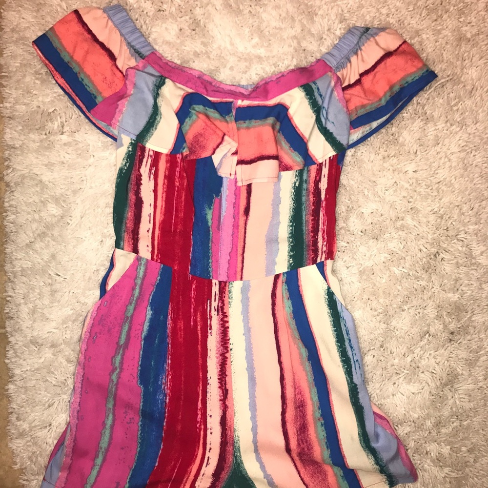 Candies Mexican Stripe Romper S
